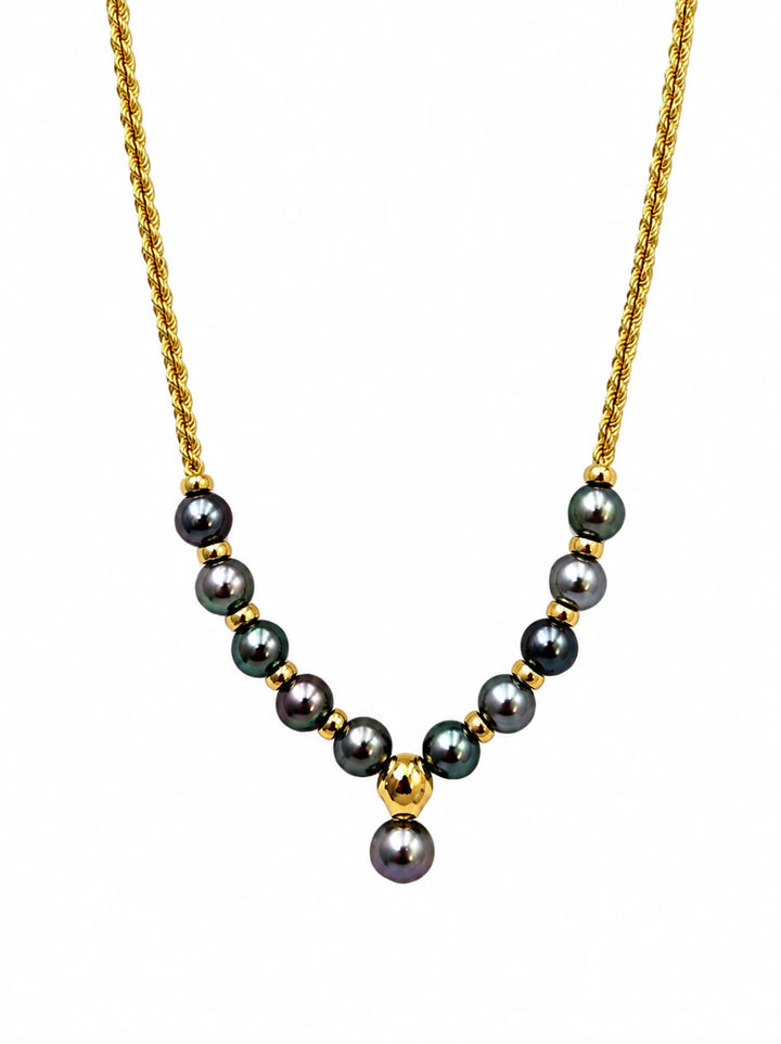 Collier or et Perle