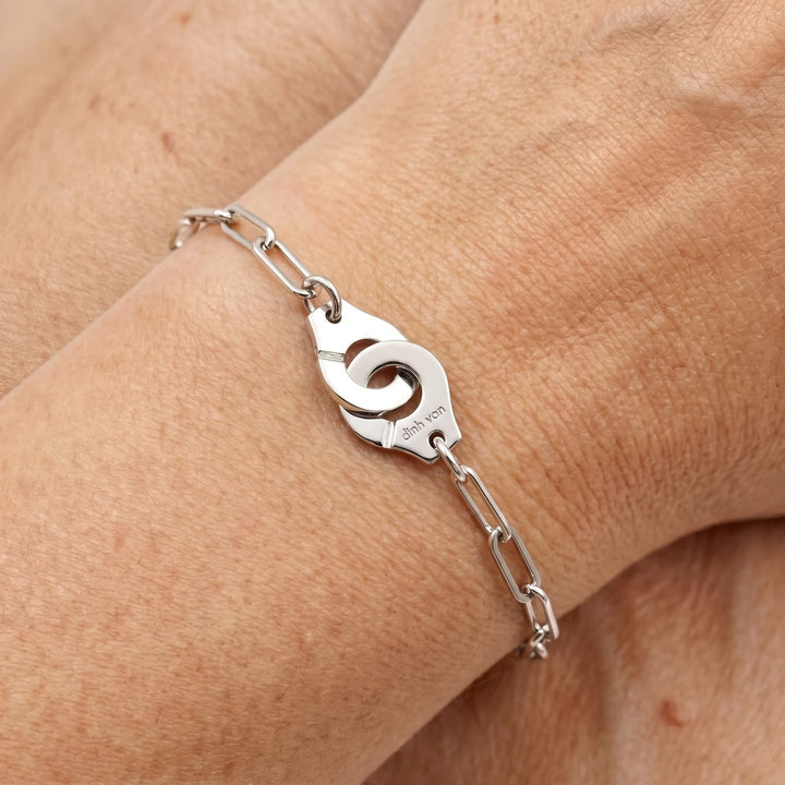 Dinh van Bracelet Menottes R10 Or gris