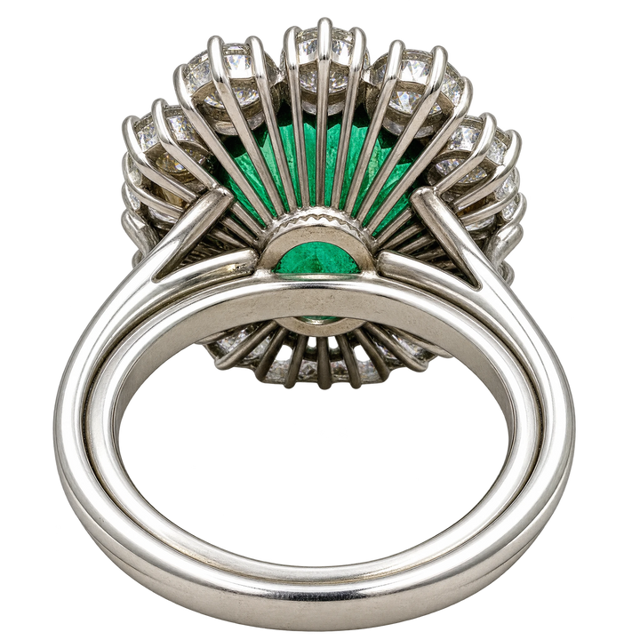 Bague or et Émeraude