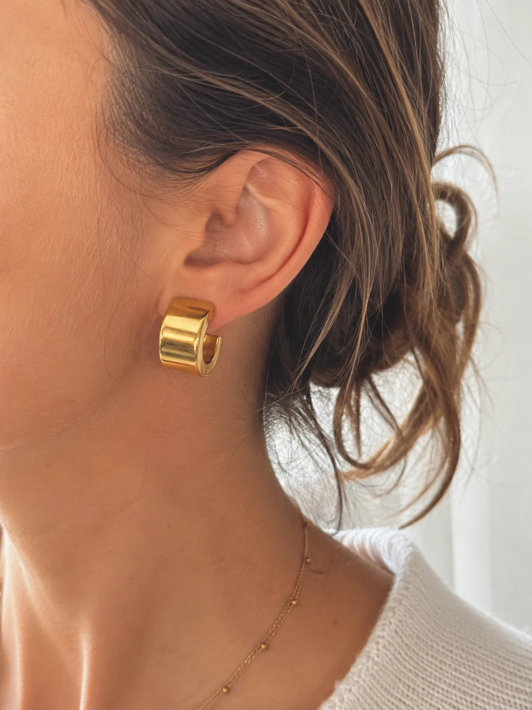 Boucles d'oreilles or