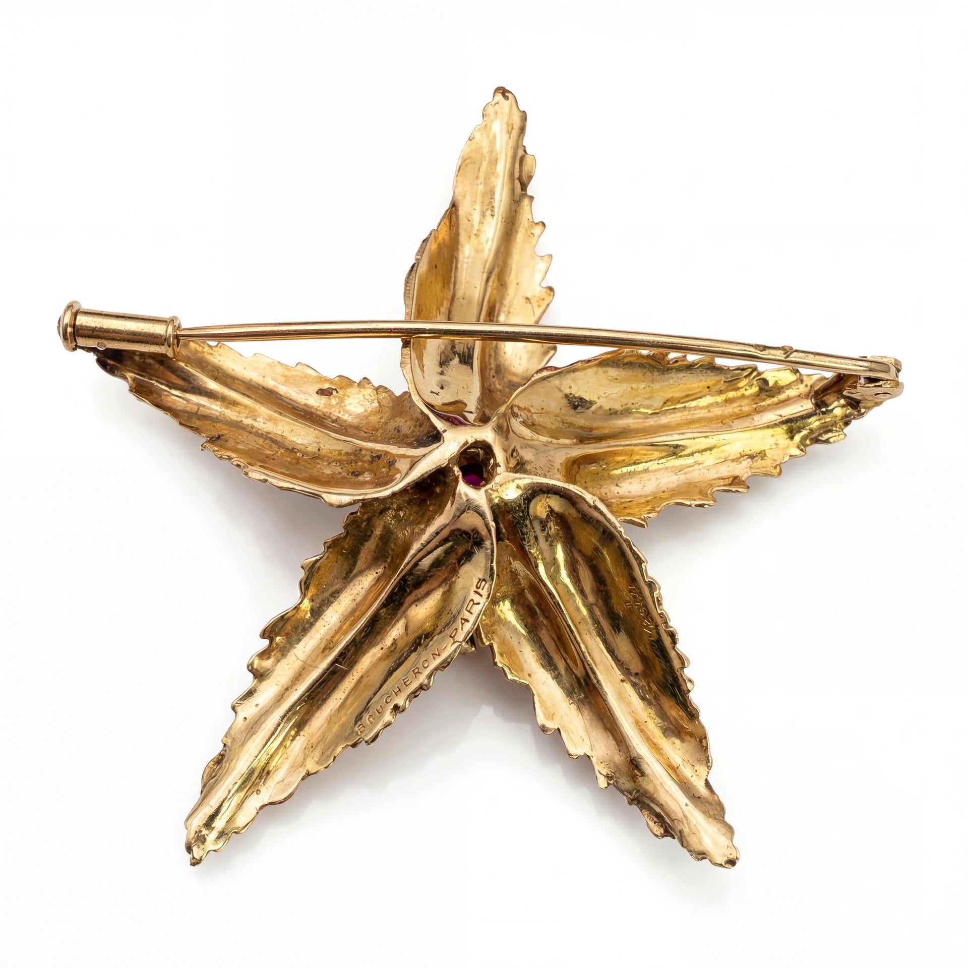 Boucheron Broche Or jaune et Diamant