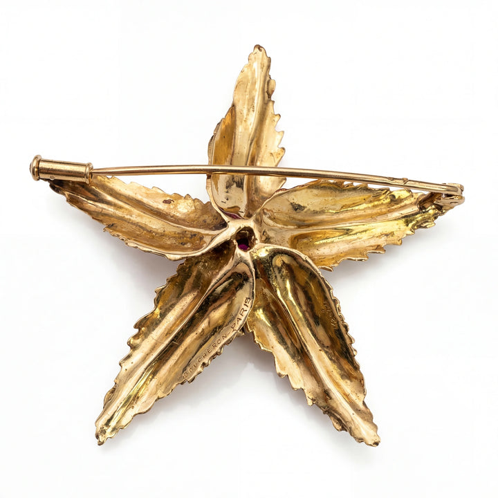 Boucheron Broche Or jaune et Diamant
