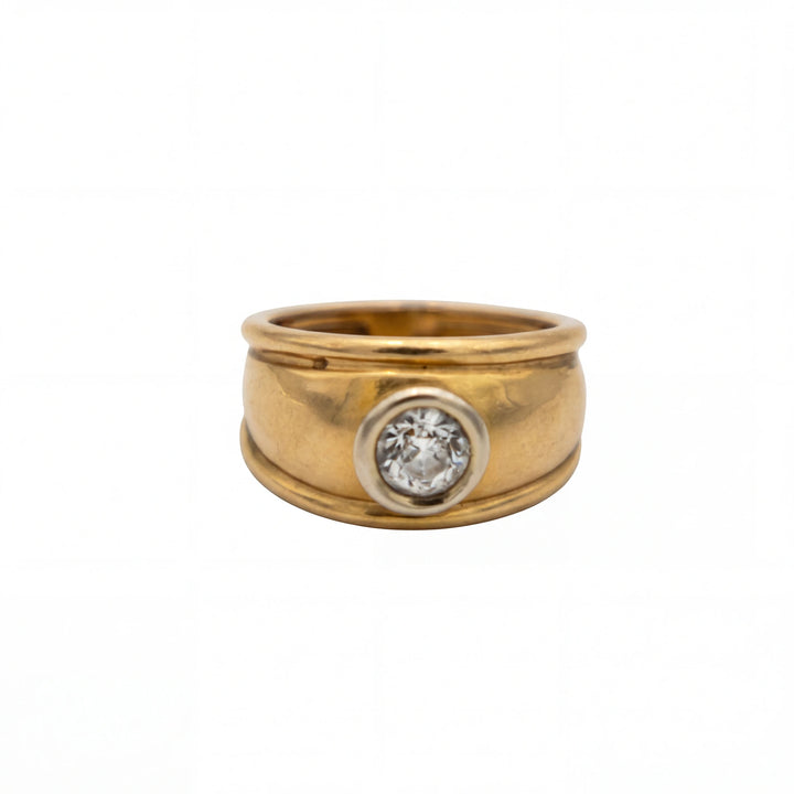 Bague Or jaune et Diamant