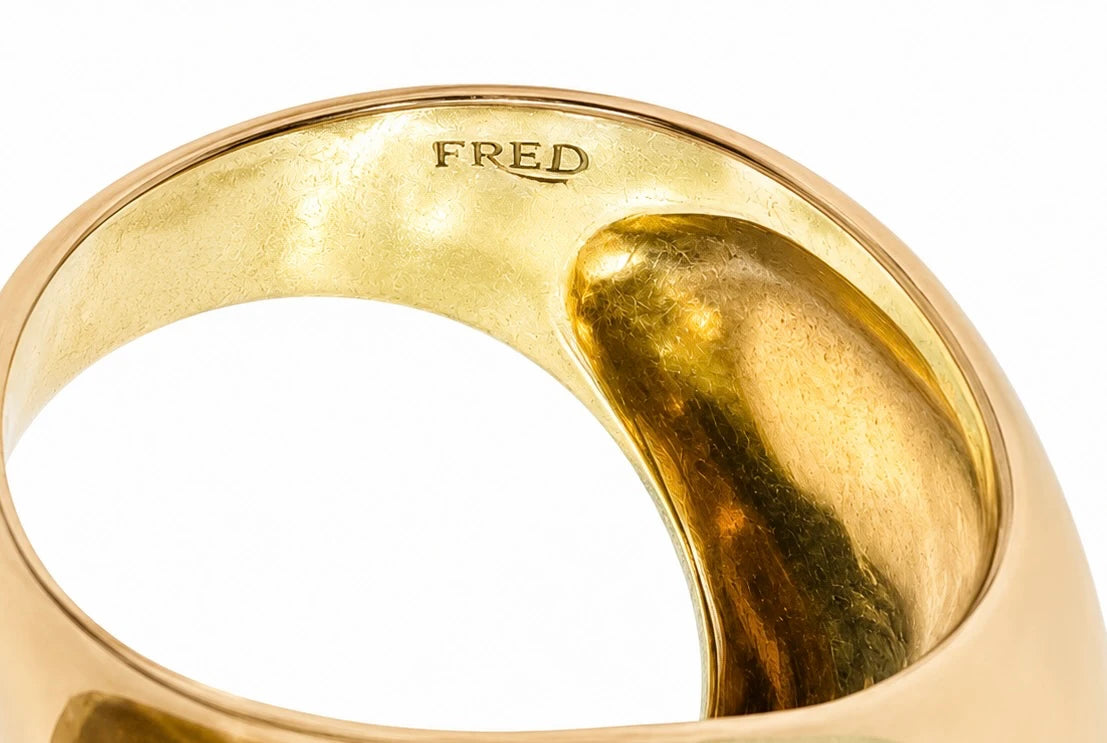 Fred Bague or et Citrine