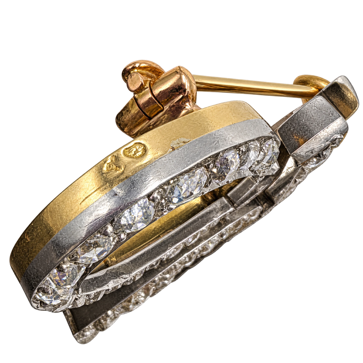 Broche or et Diamant