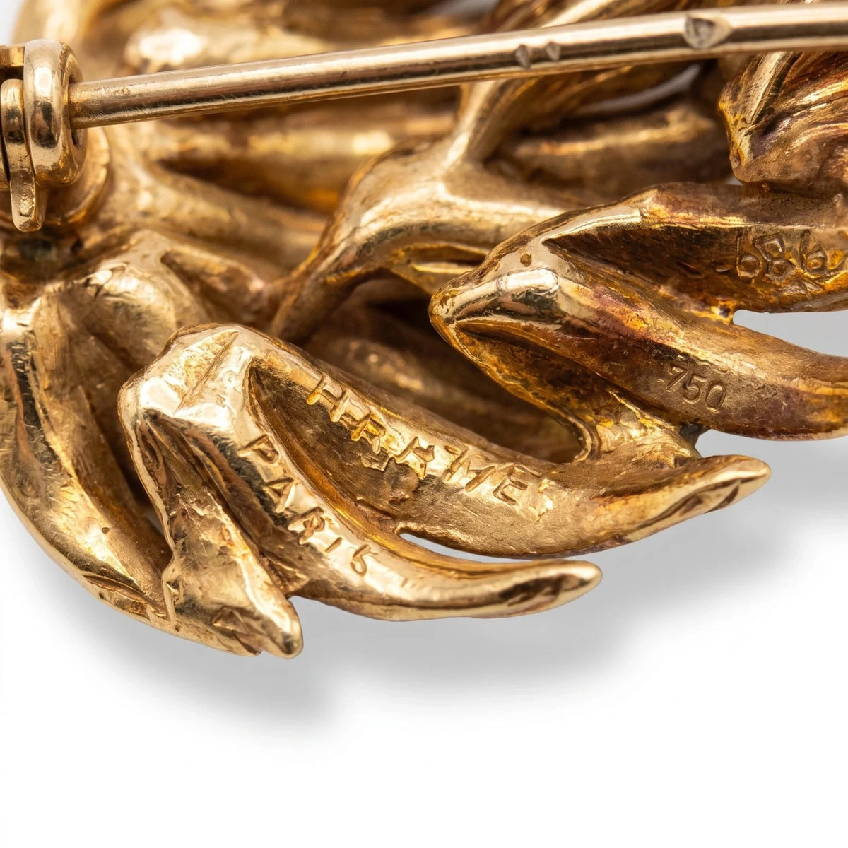 Hermès Broche or