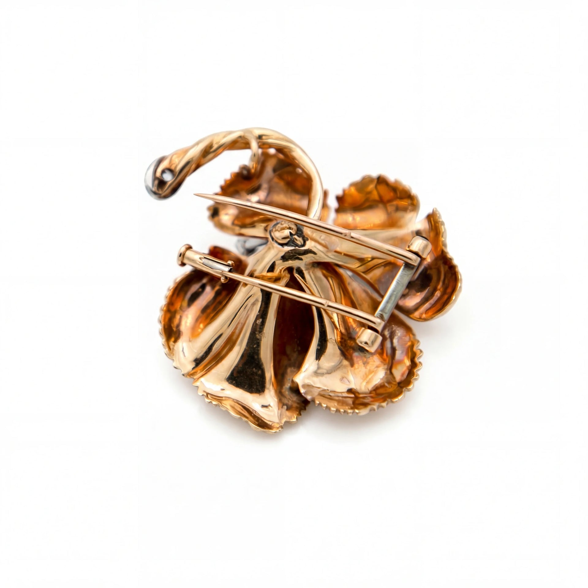 Broche Or jaune et Diamant