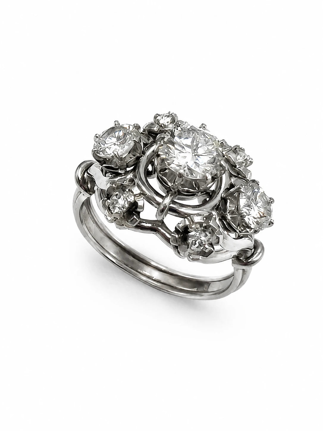 Bague Platine et Diamants
