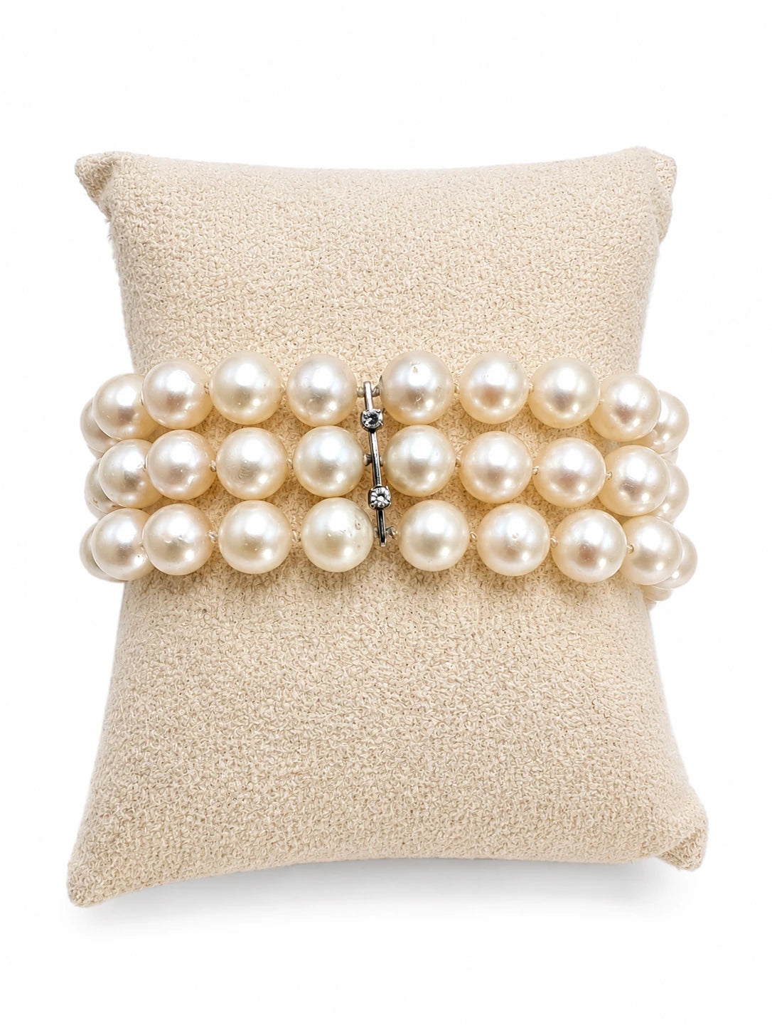 Bracelet Or blanc et Perle de culture