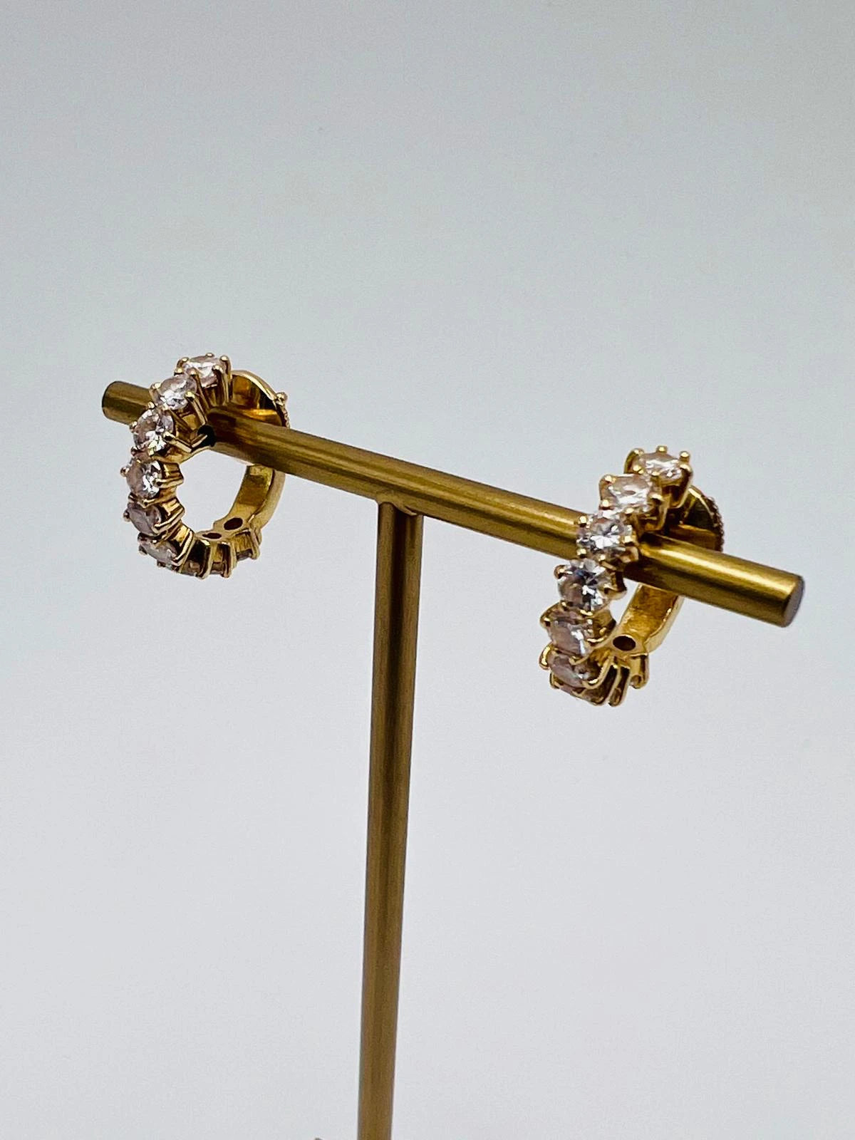 Boucles d'oreilles Or jaune et Diamant