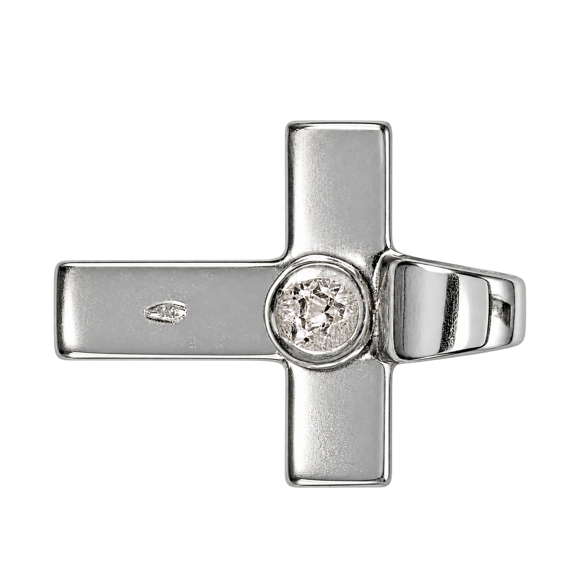 Pendentif croix or et Diamants