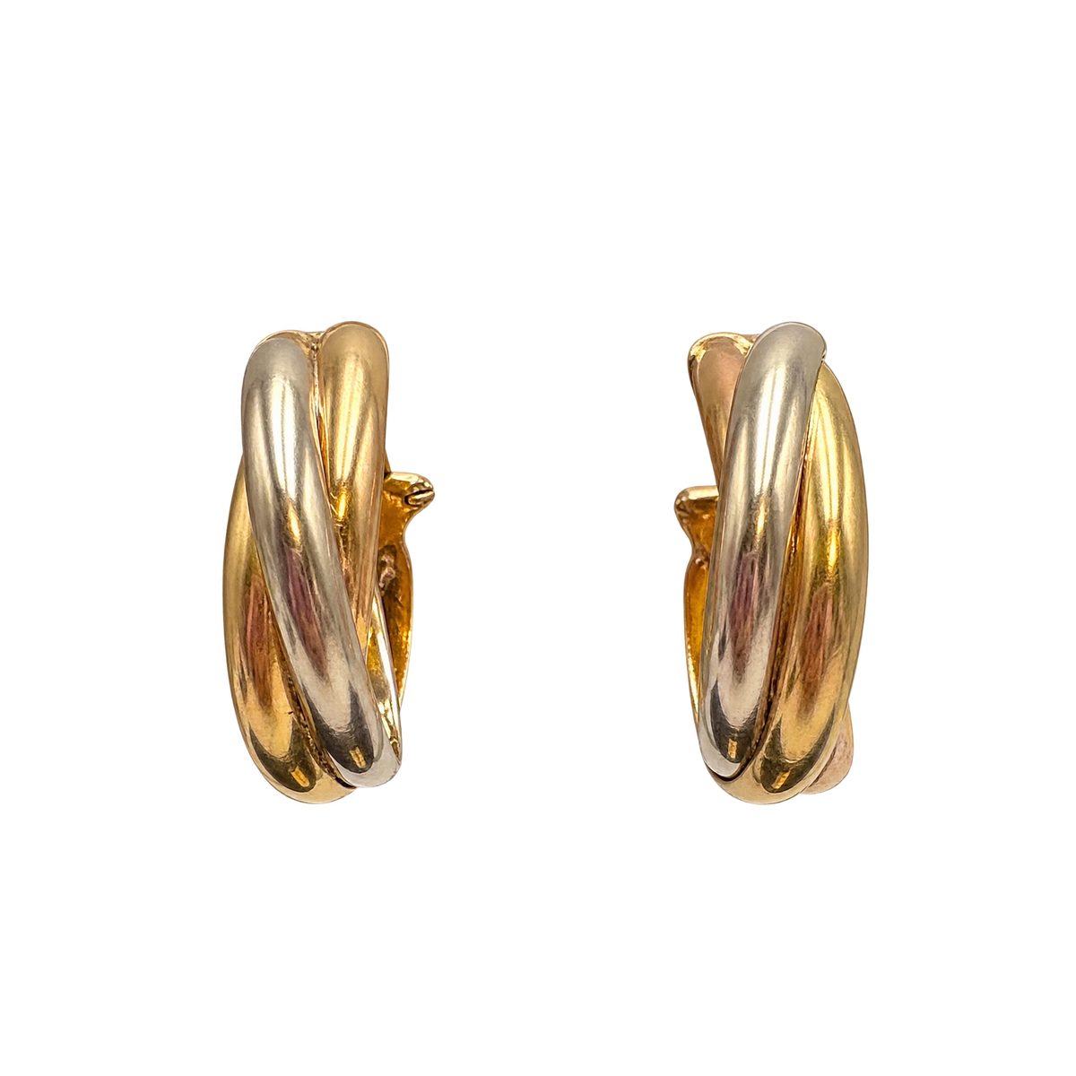 Cartier Boucles d'oreilles Trinity or