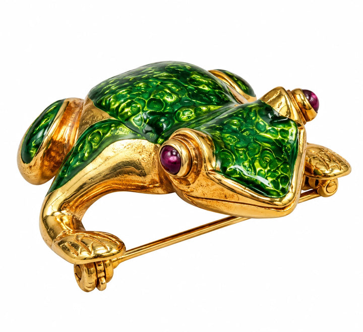Cellino Broche or et Saphir