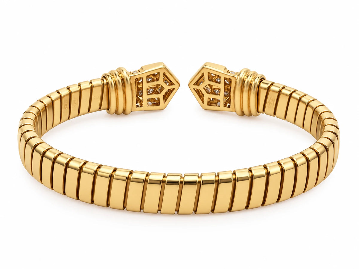 Bulgari Bracelet or et Diamant