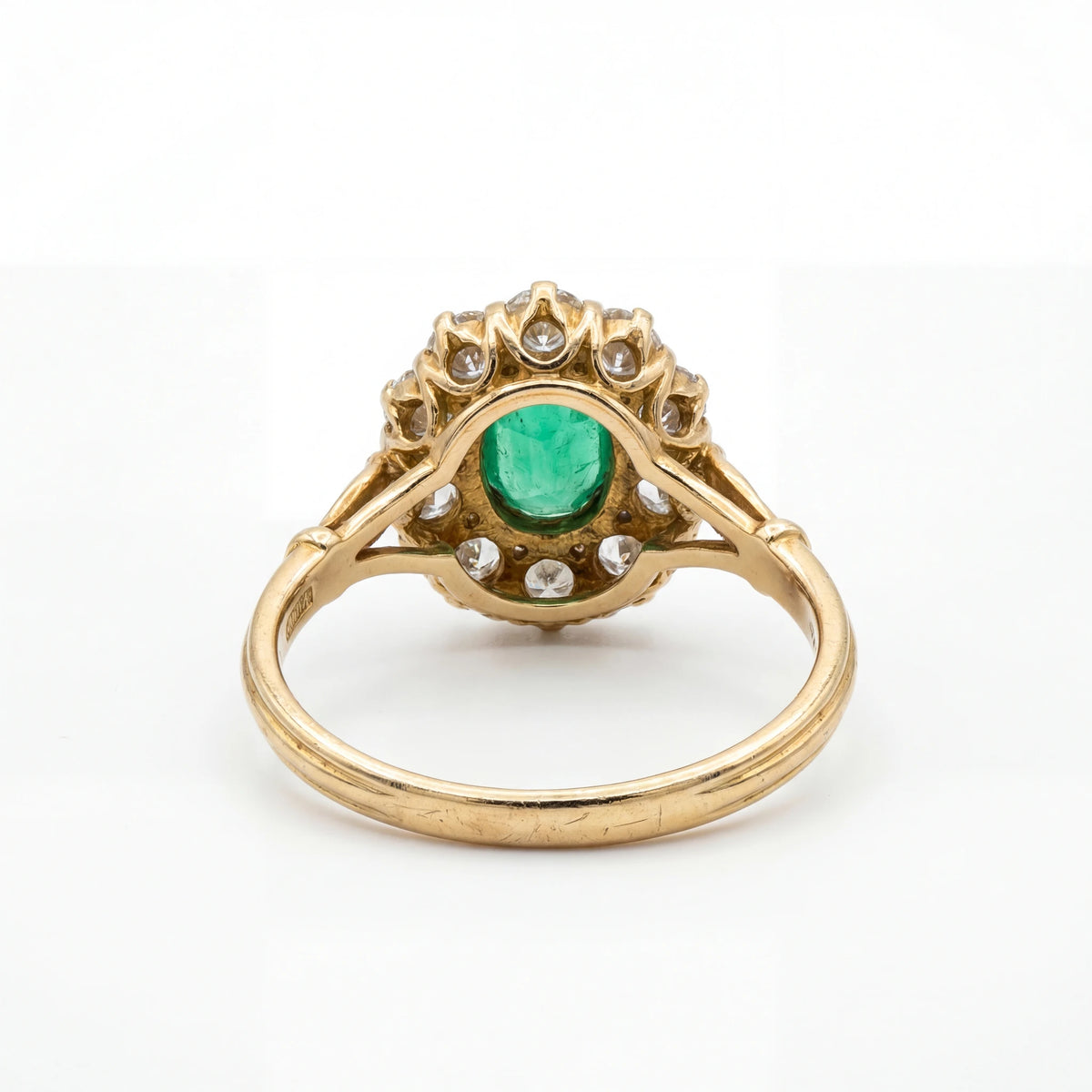 Bague or et Émeraude