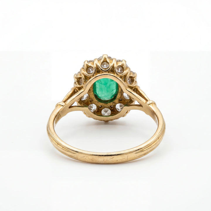 Bague or et Émeraude