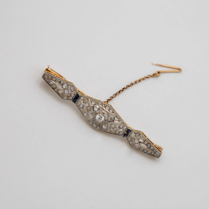Broche or et Diamants
