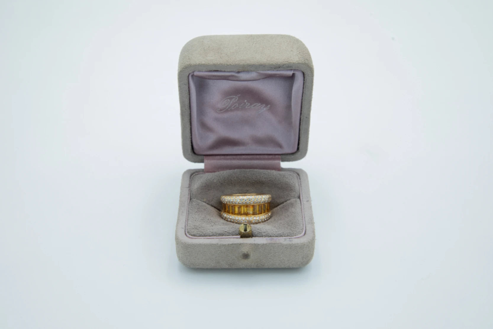 Poiray Bague Or jaune et Citrine