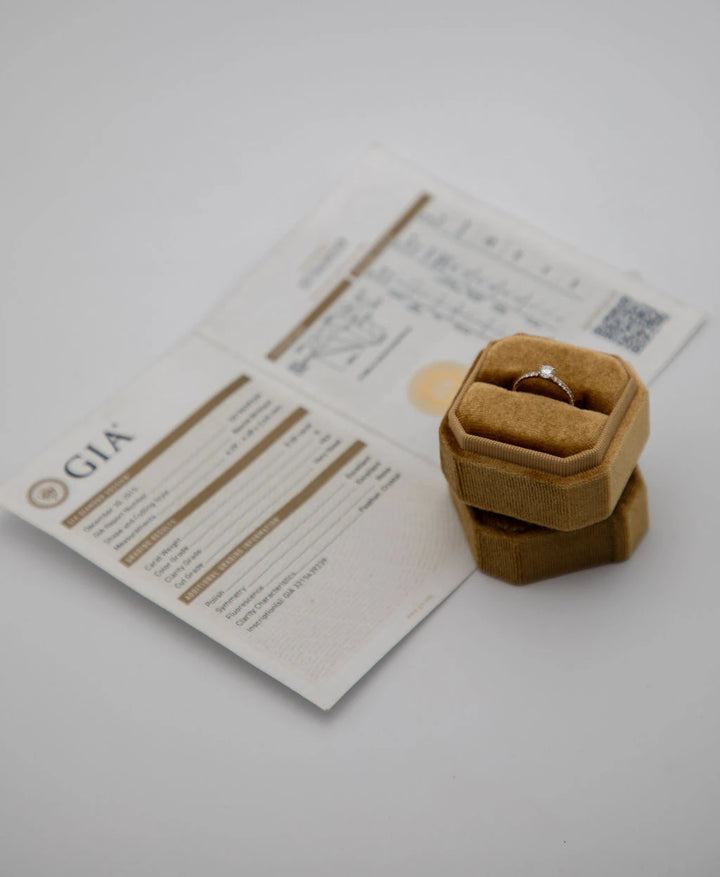 Bague or et Diamant