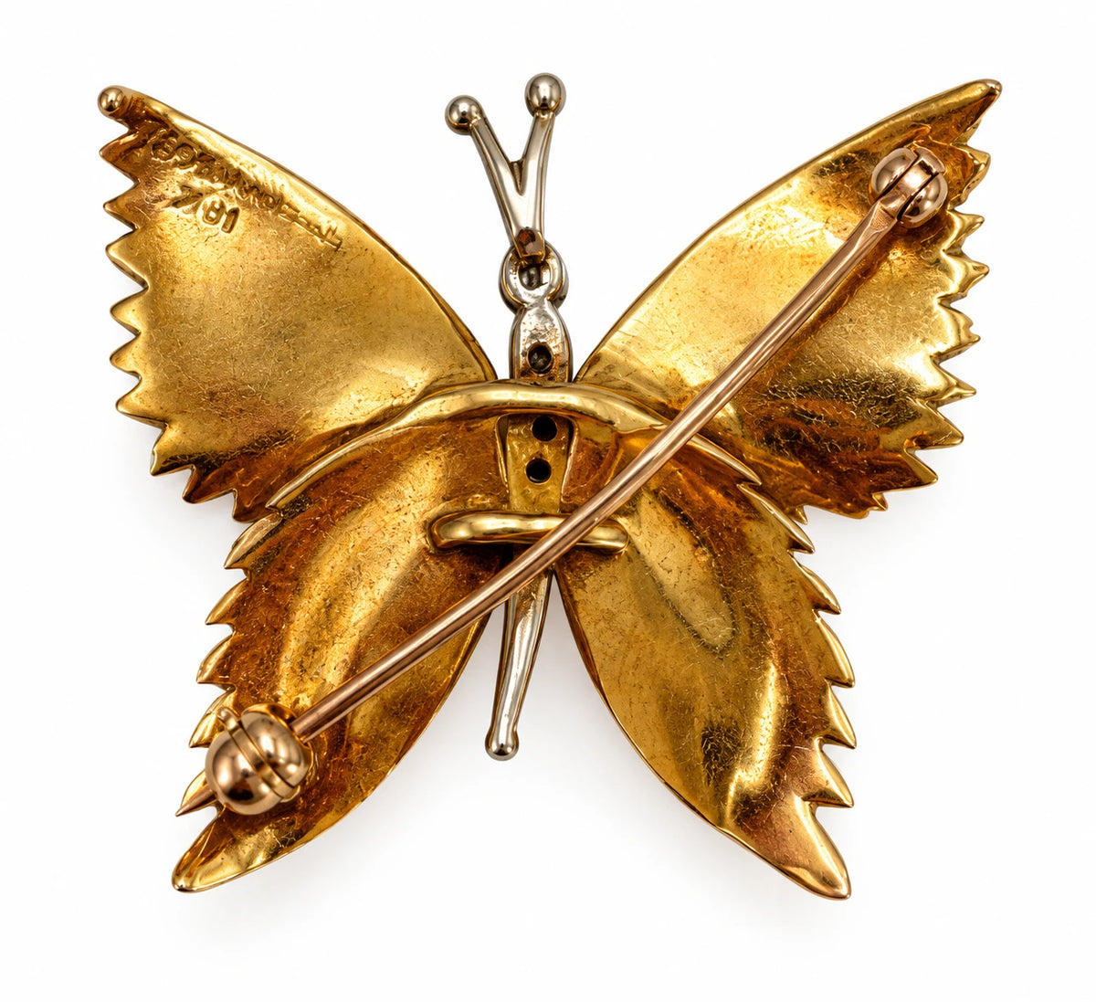 Tiffany & Co. Broche or et Diamant pavage