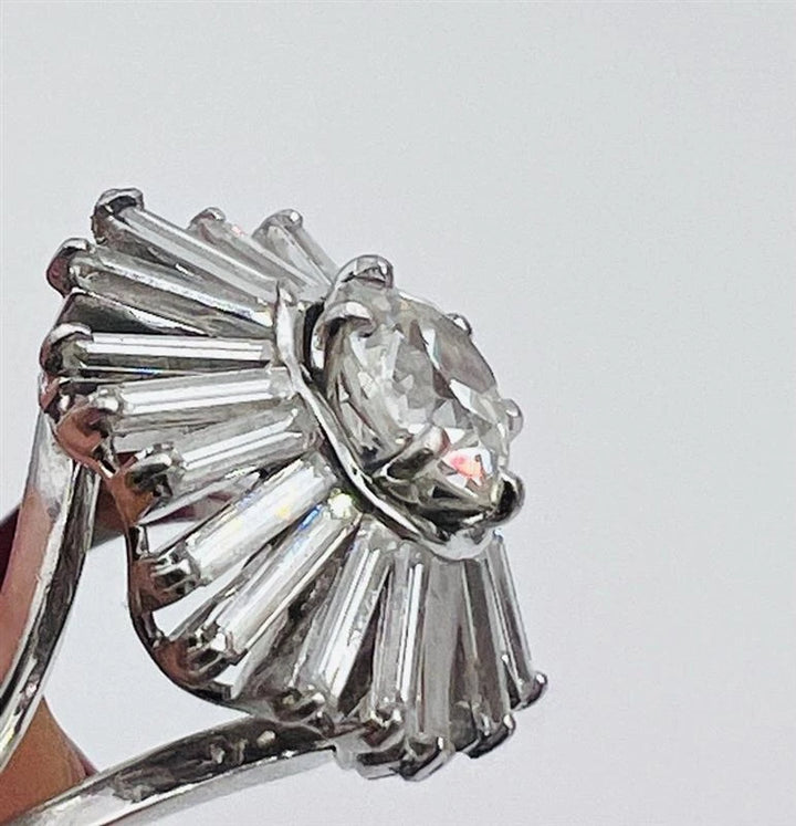 Boucheron Bague Platine et Diamant