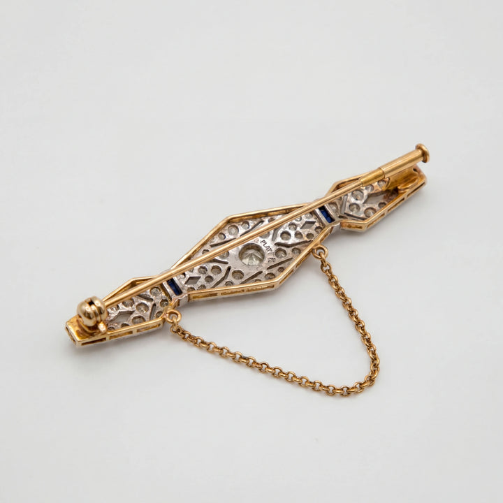 Broche or et Diamants