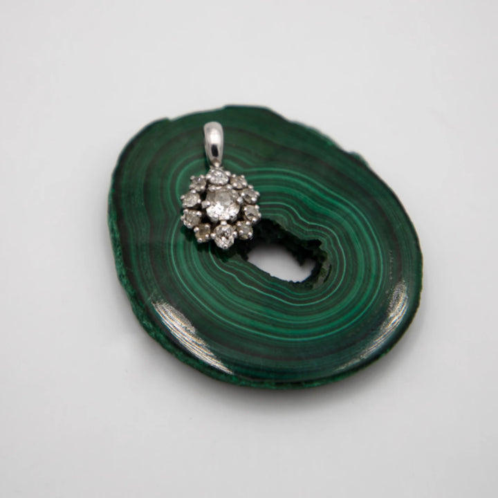 Pendentif platine et Diamants