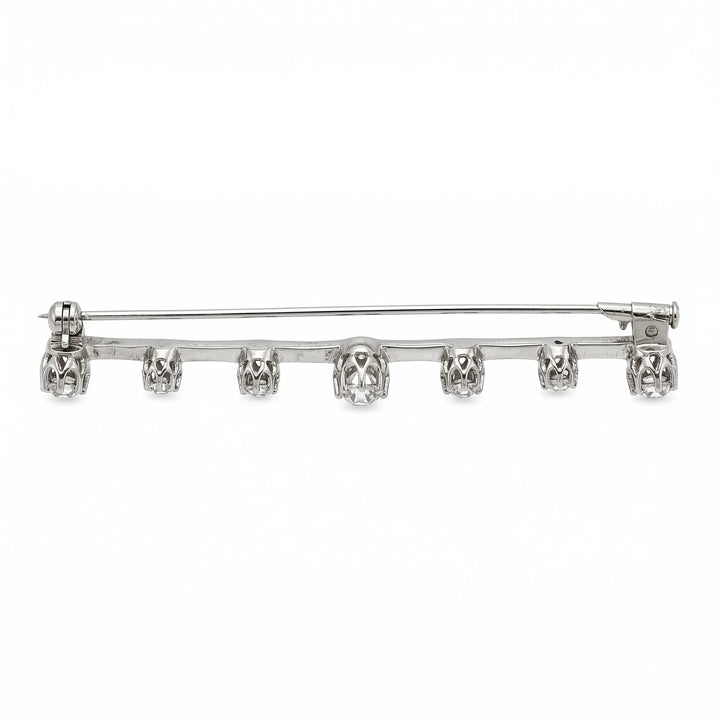 Broche Or blanc et Diamant