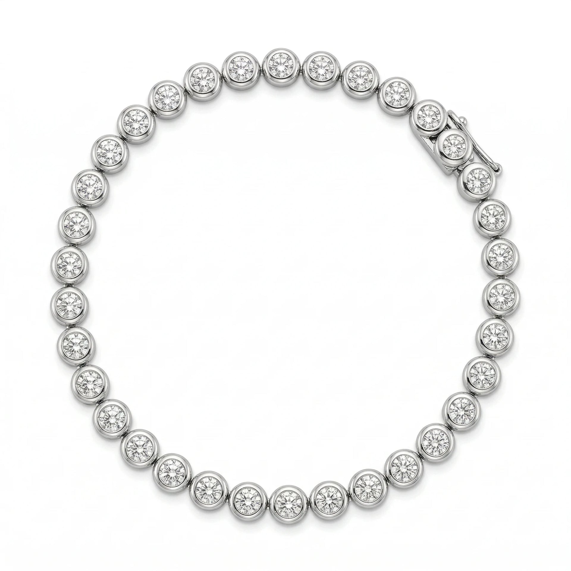 Bracelet Or blanc et Diamant