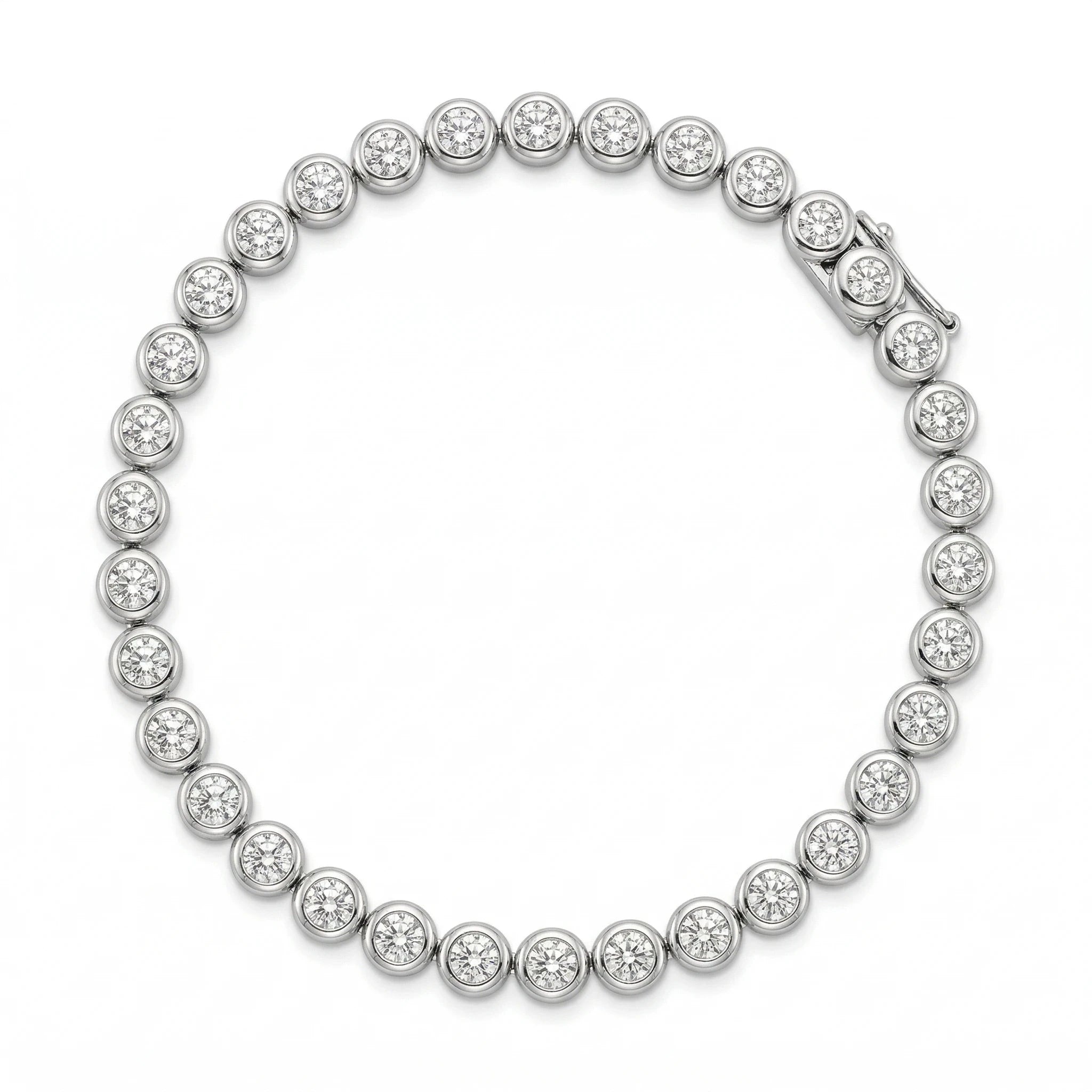 Bracelet Or blanc et Diamant