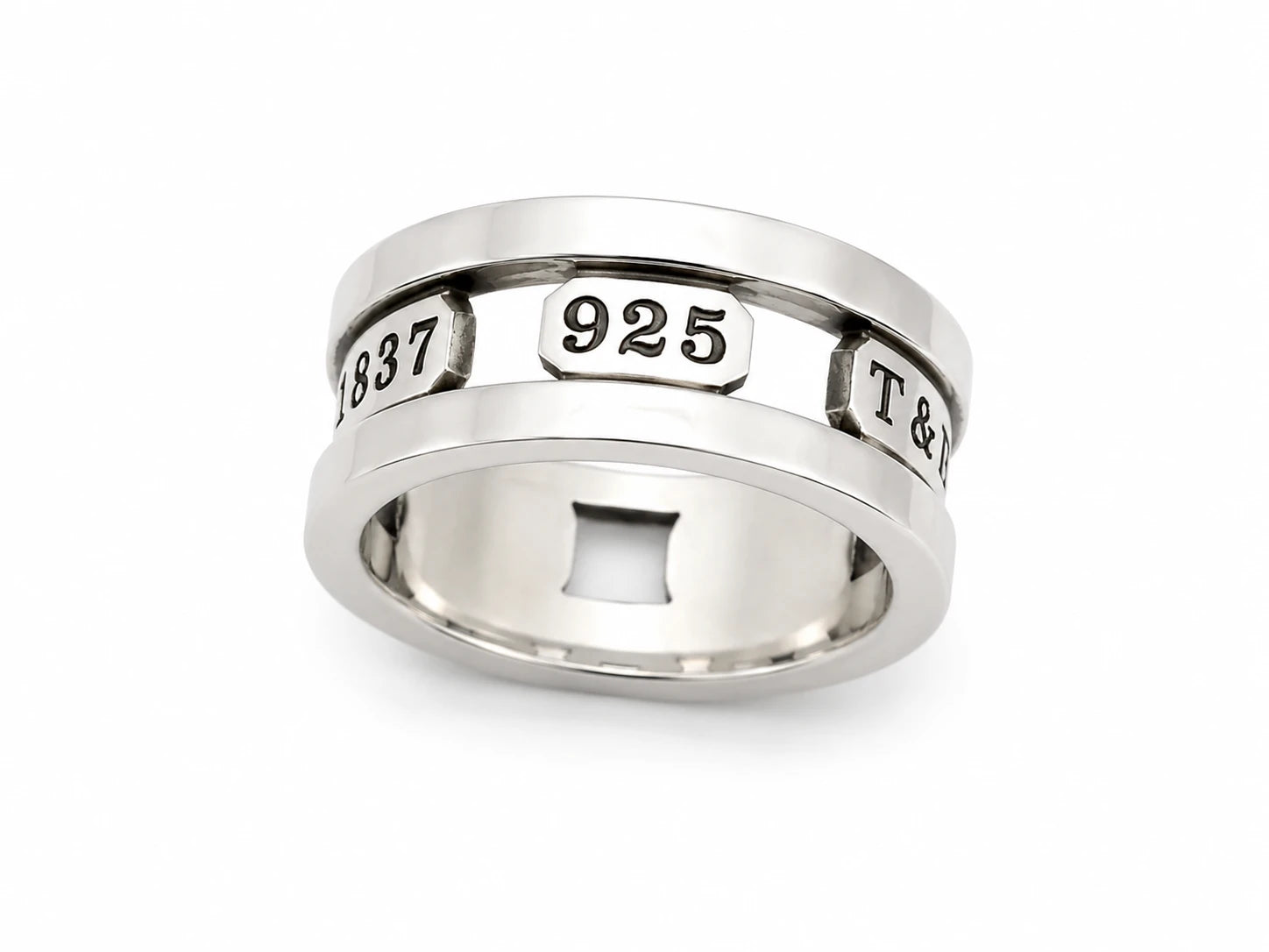Tiffany & Co. Bague 1837 argent