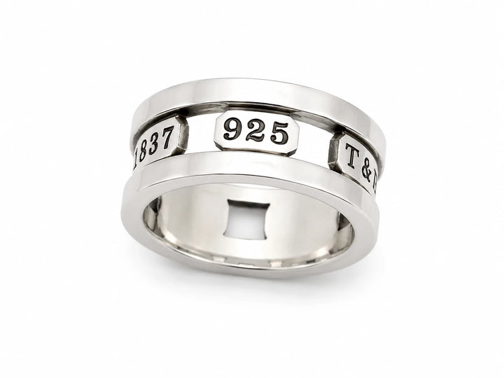 Tiffany & Co. Bague 1837 argent