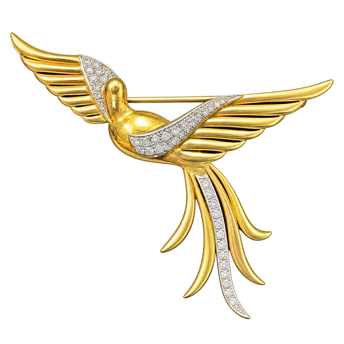 Broche or et Diamants