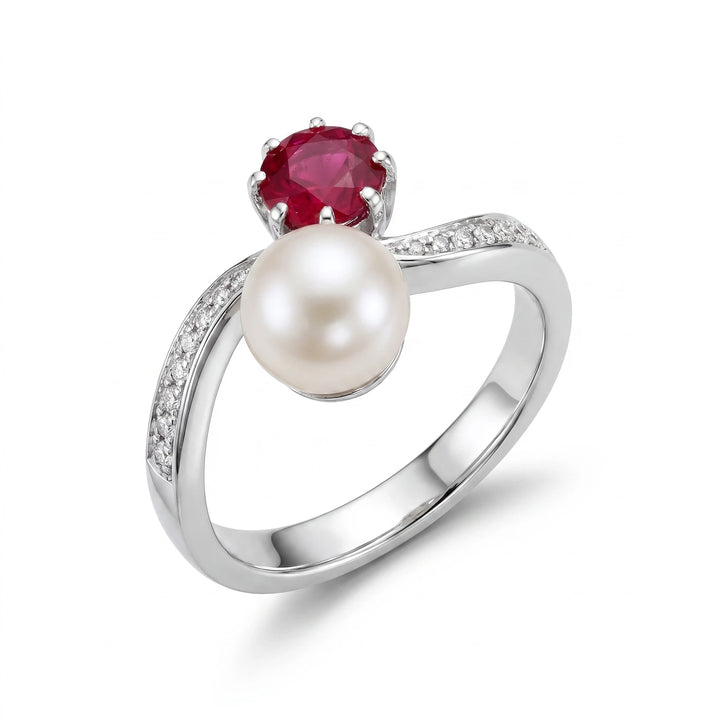 Bague or et Perle de culture