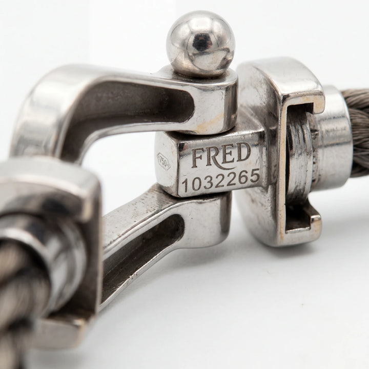 Fred Bracelet Force 10 Or blanc