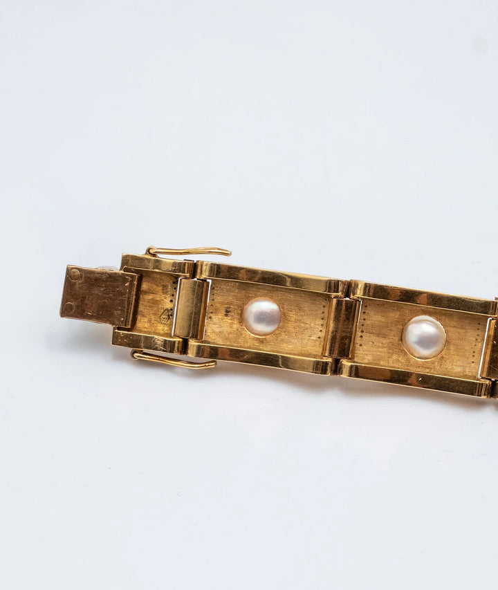 D. Gobbo Bracelet or et Perle