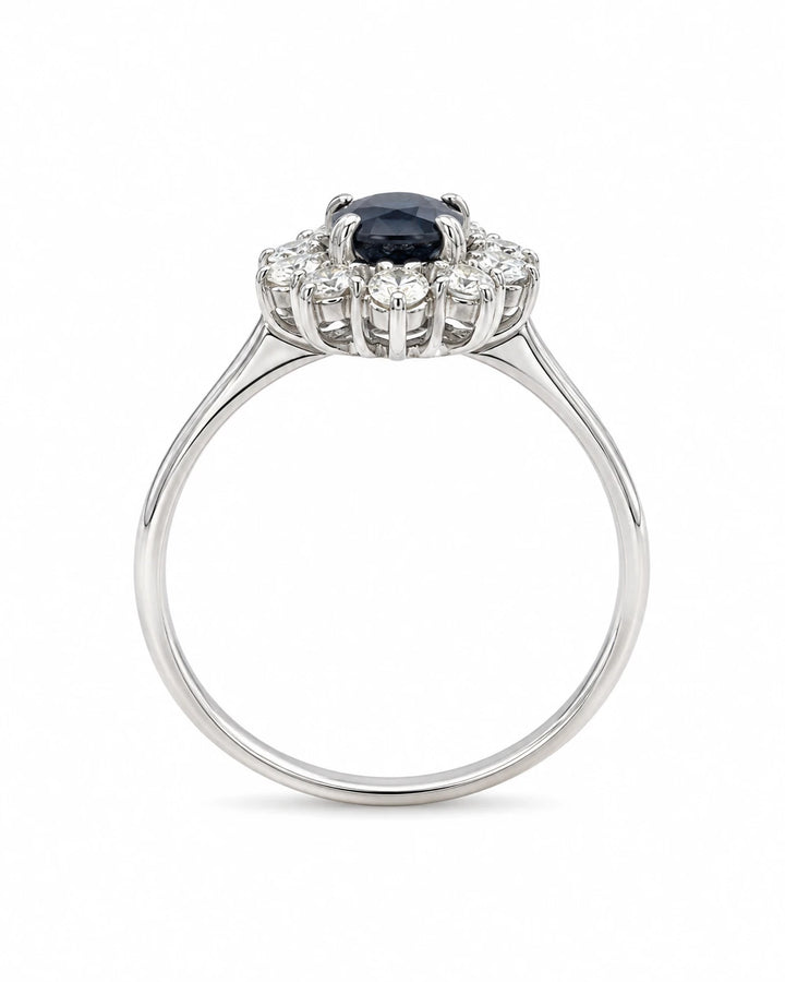 Bague or et Saphir