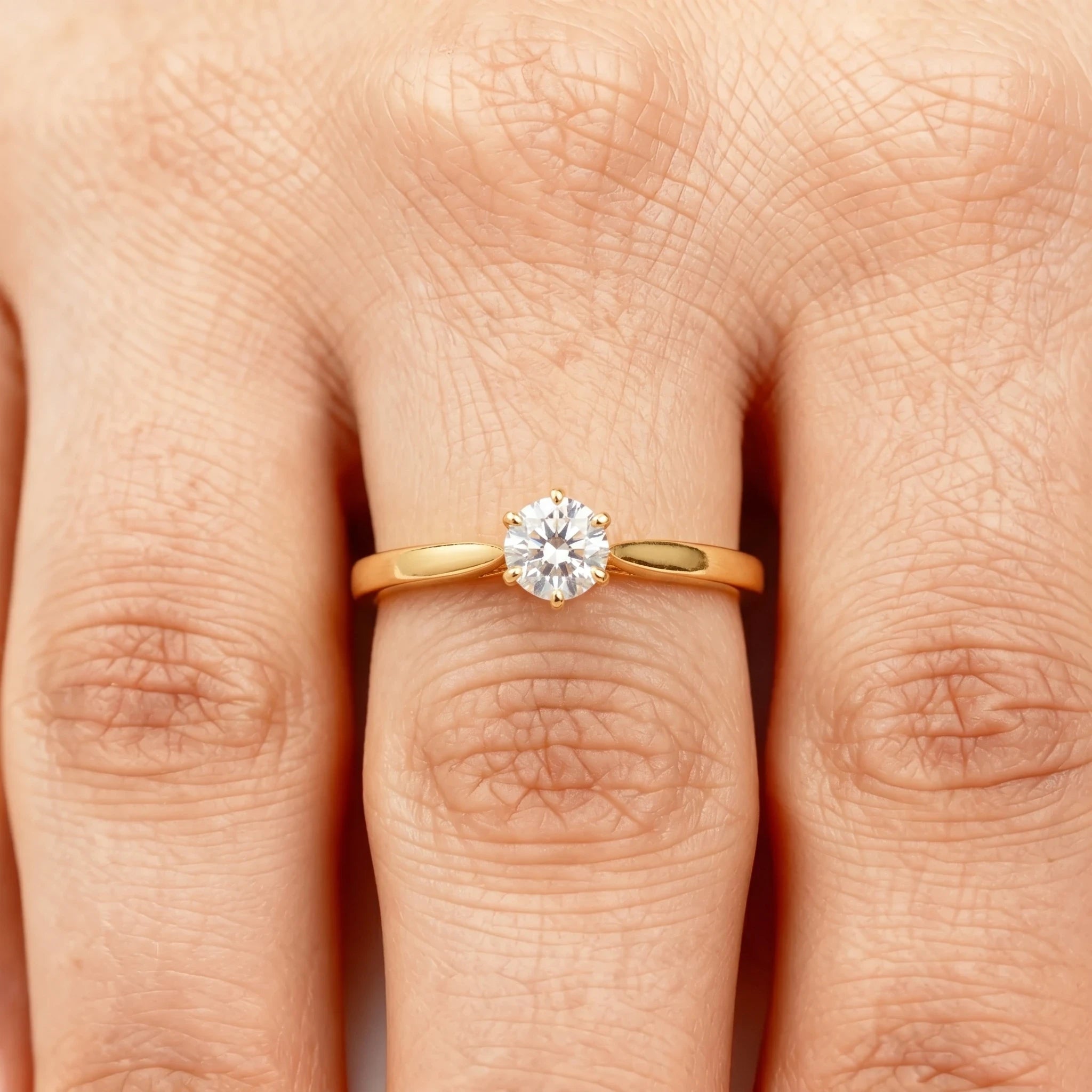 Bague Or jaune et Diamant