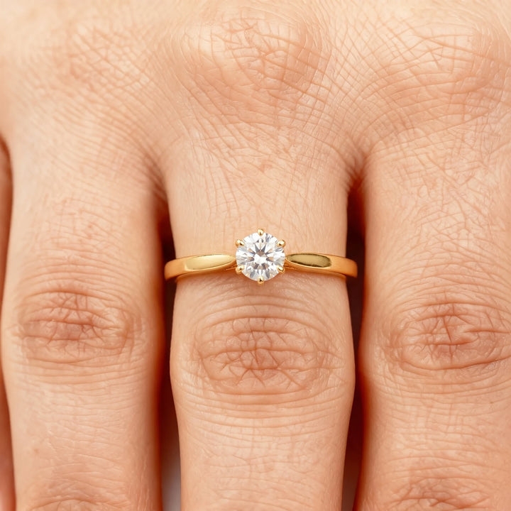 Bague Or jaune et Diamant