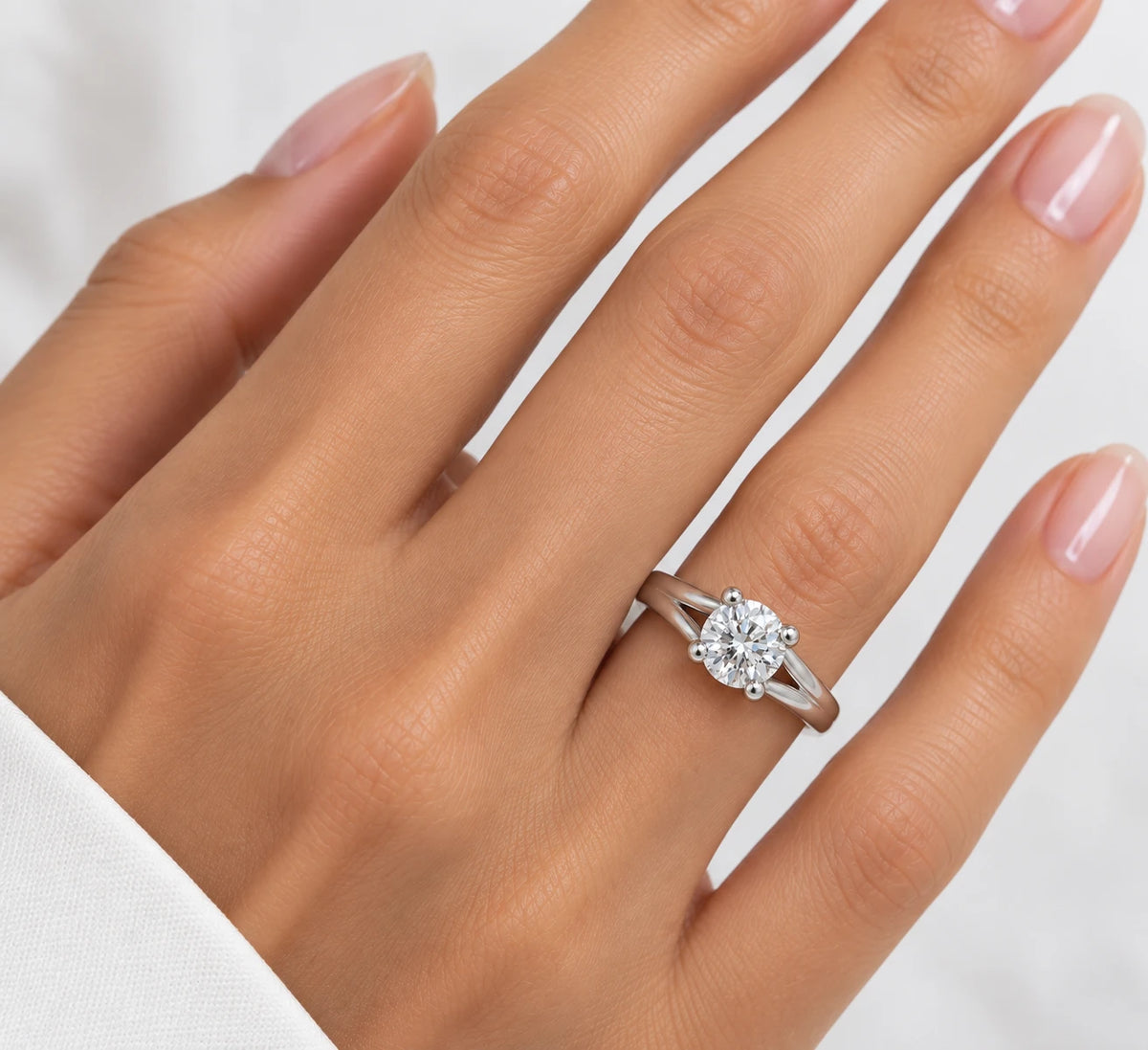 Bague platine et Diamant