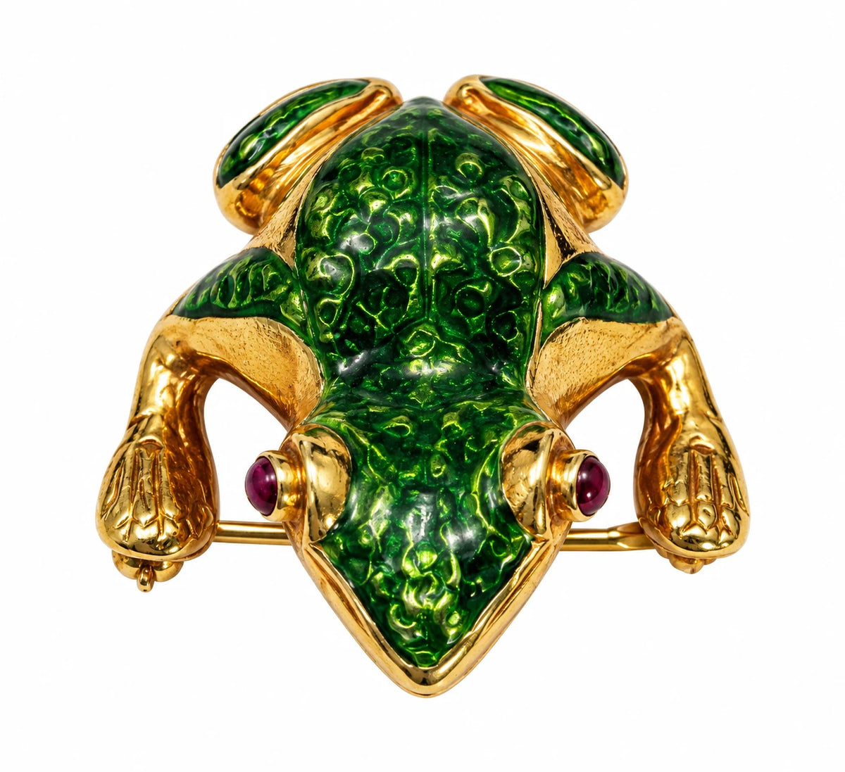 Cellino Broche or et Saphir