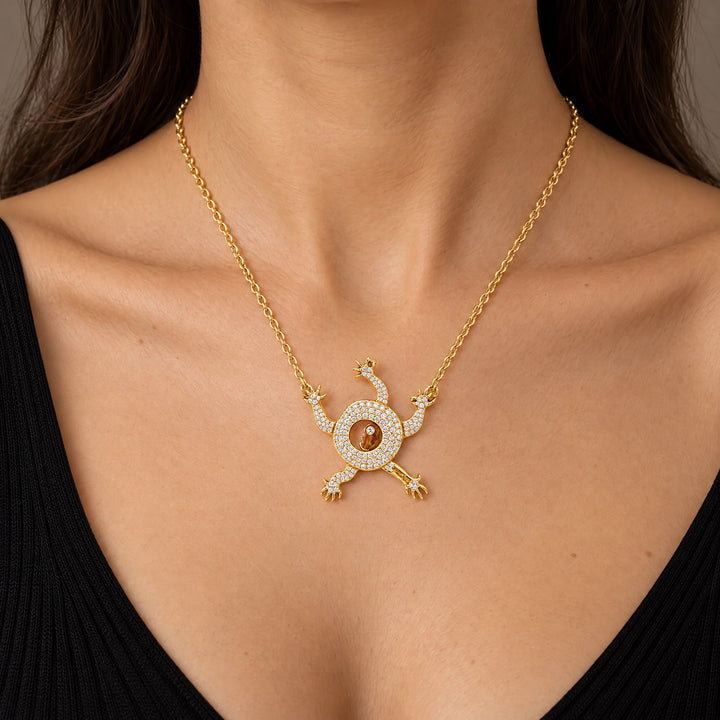 Rodolphe Design Collier Ripollès or et Diamant pavage