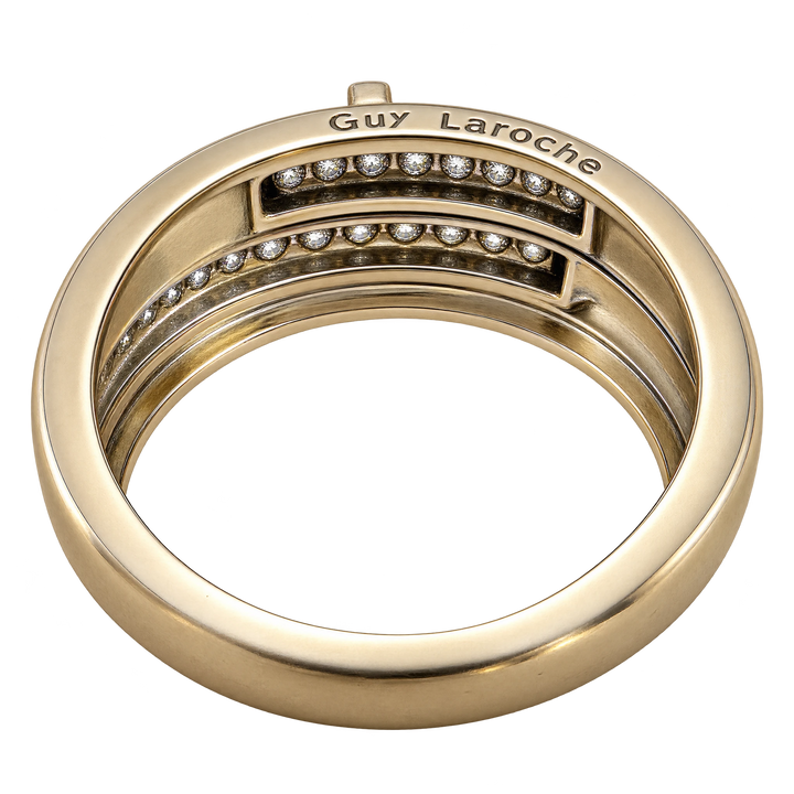 Guy Laroche · Bague en or et diamants
