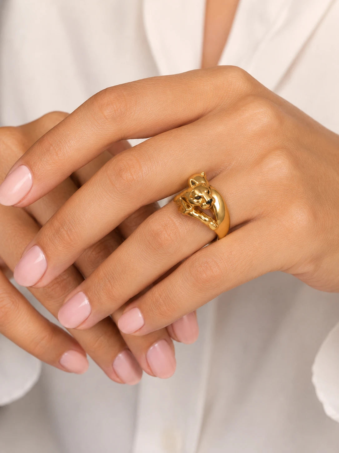 Cartier Bague Kozra Or jaune et Émeraude