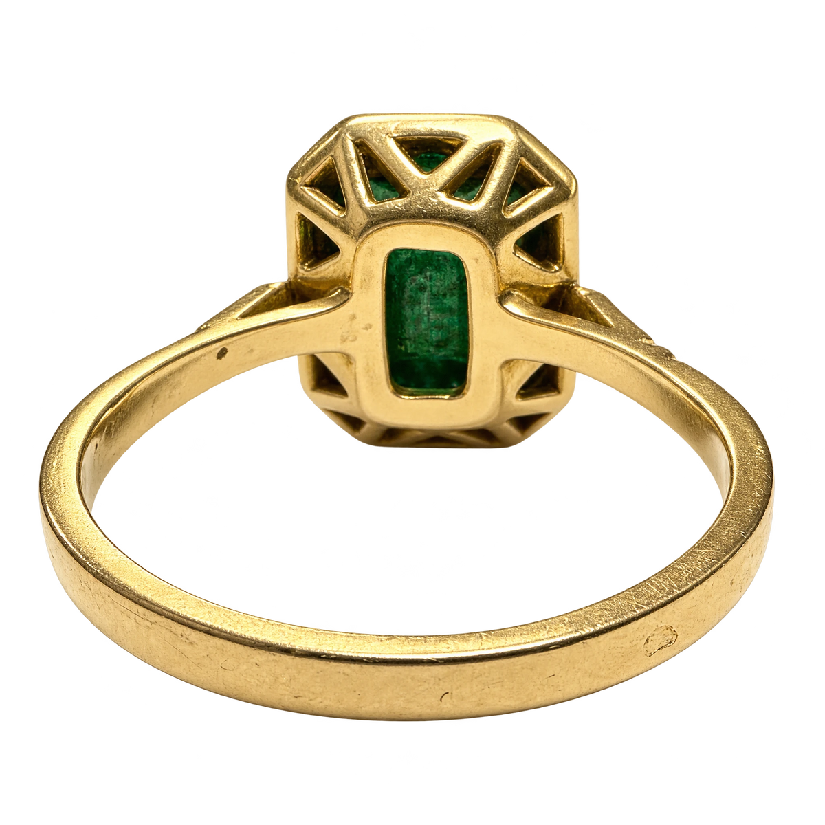 Bague or et Émeraude