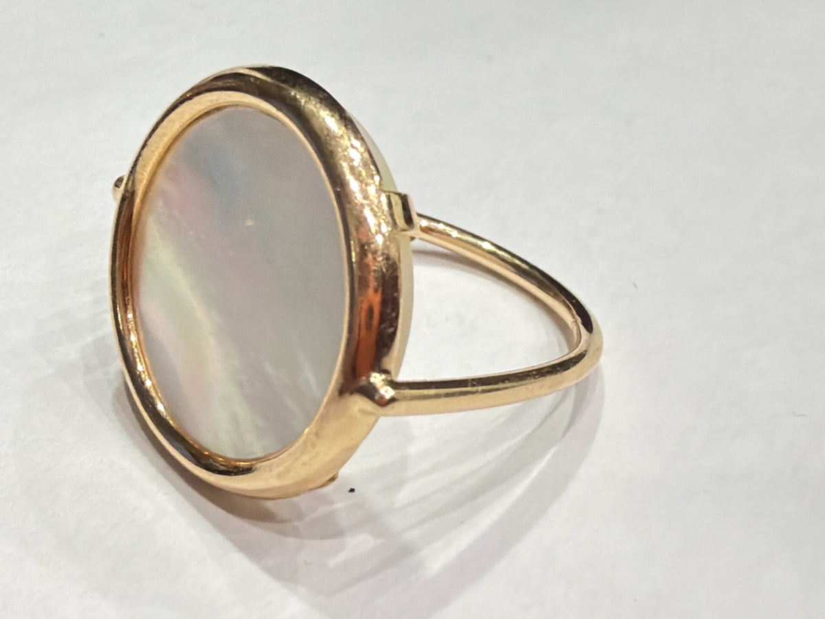 Ginette NY Bague or et Nacre