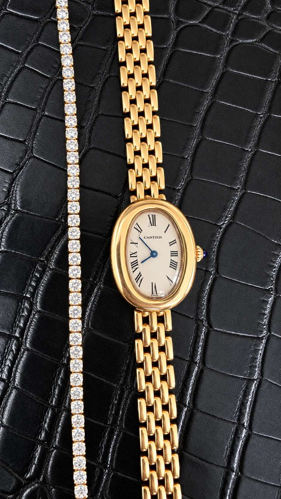Bracelet or et Diamants