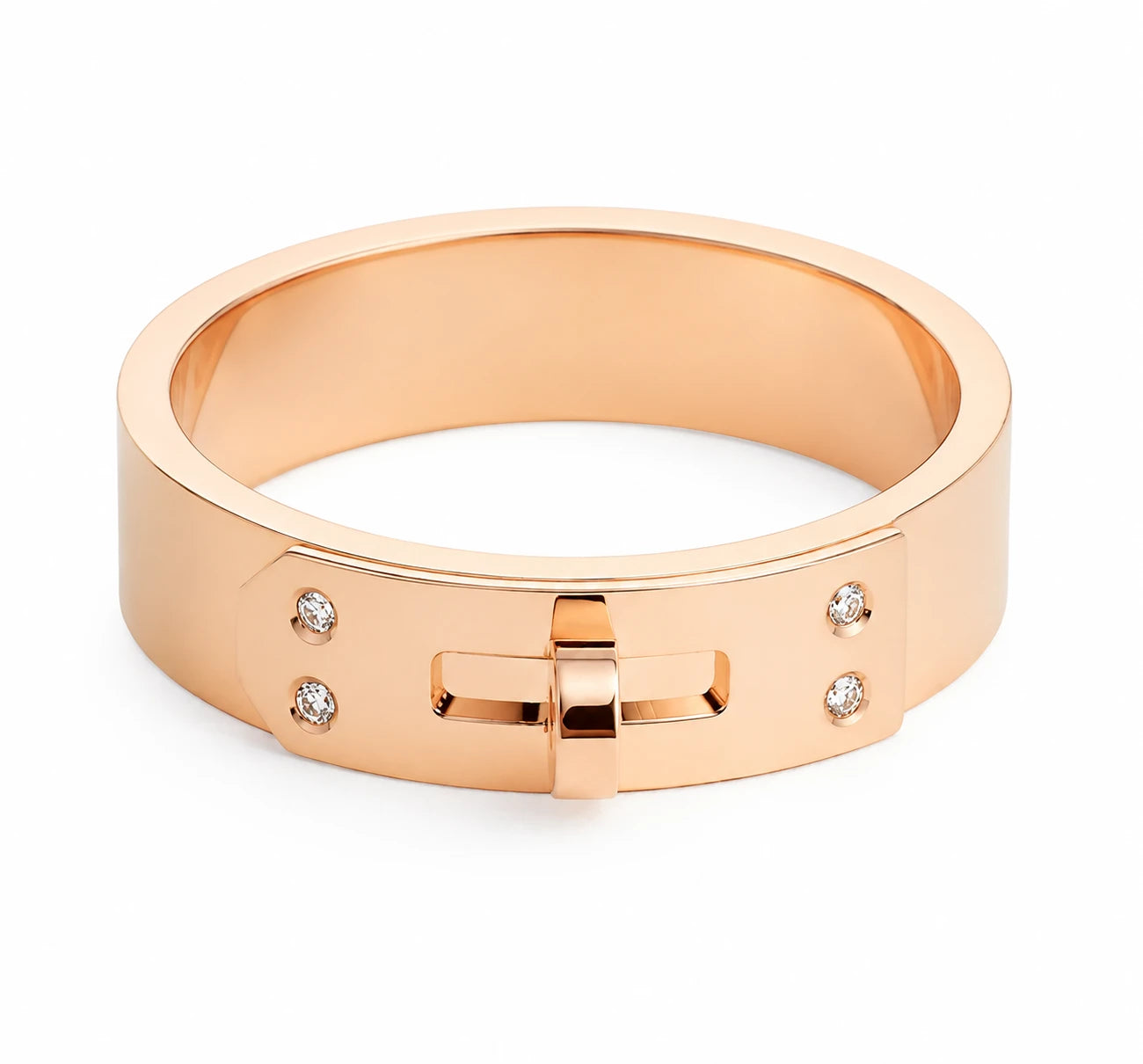 Hermès Bague Kelly or et Diamant