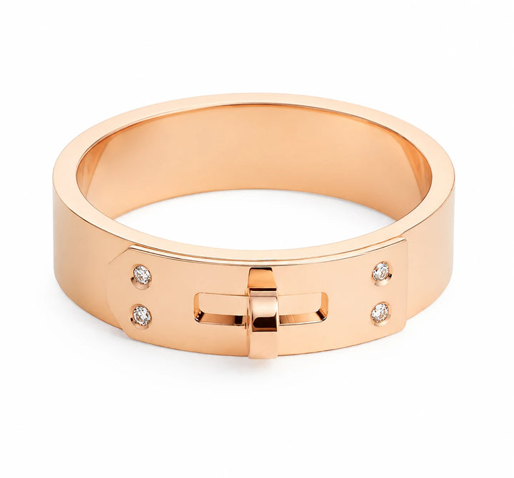 Hermès Bague Kelly or et Diamant