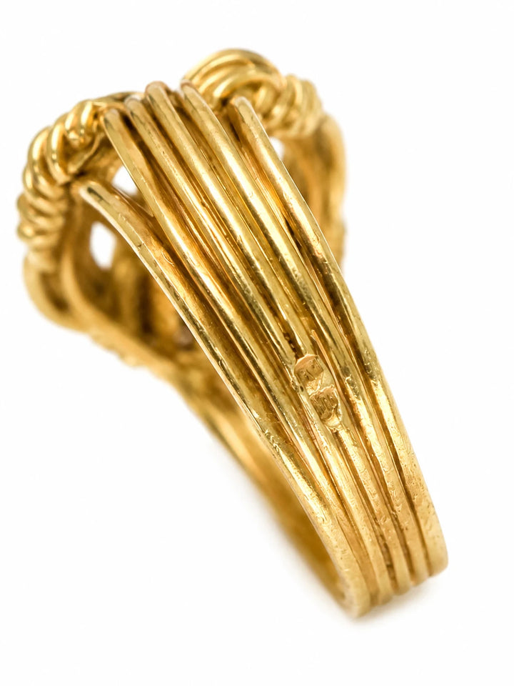 Bague or jaune et Diamants